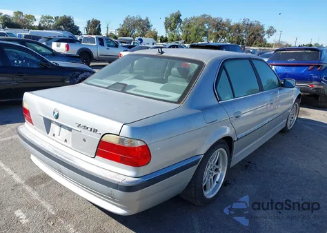 2000 BMW 740Il z USA, uszkodzony, nr VIN WBAGH8347YDP11460